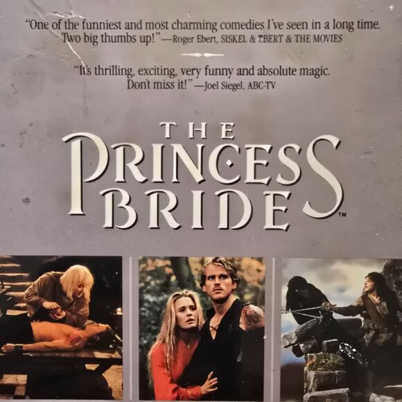The Princess Bride VHS Tape Rob Reiner Film 1987 Hi-Fi Stereo Vintage Movie Clas - Picture 11 of 14